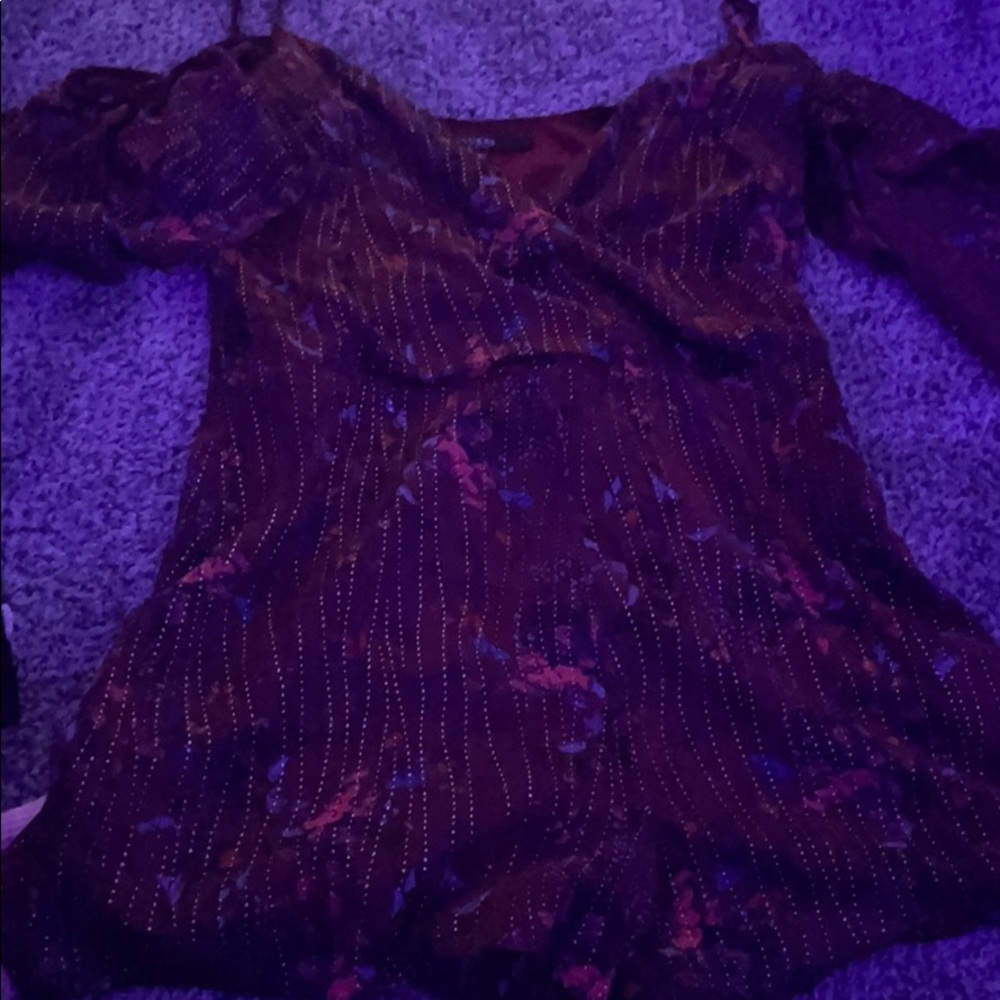 Guess Maroon Romper